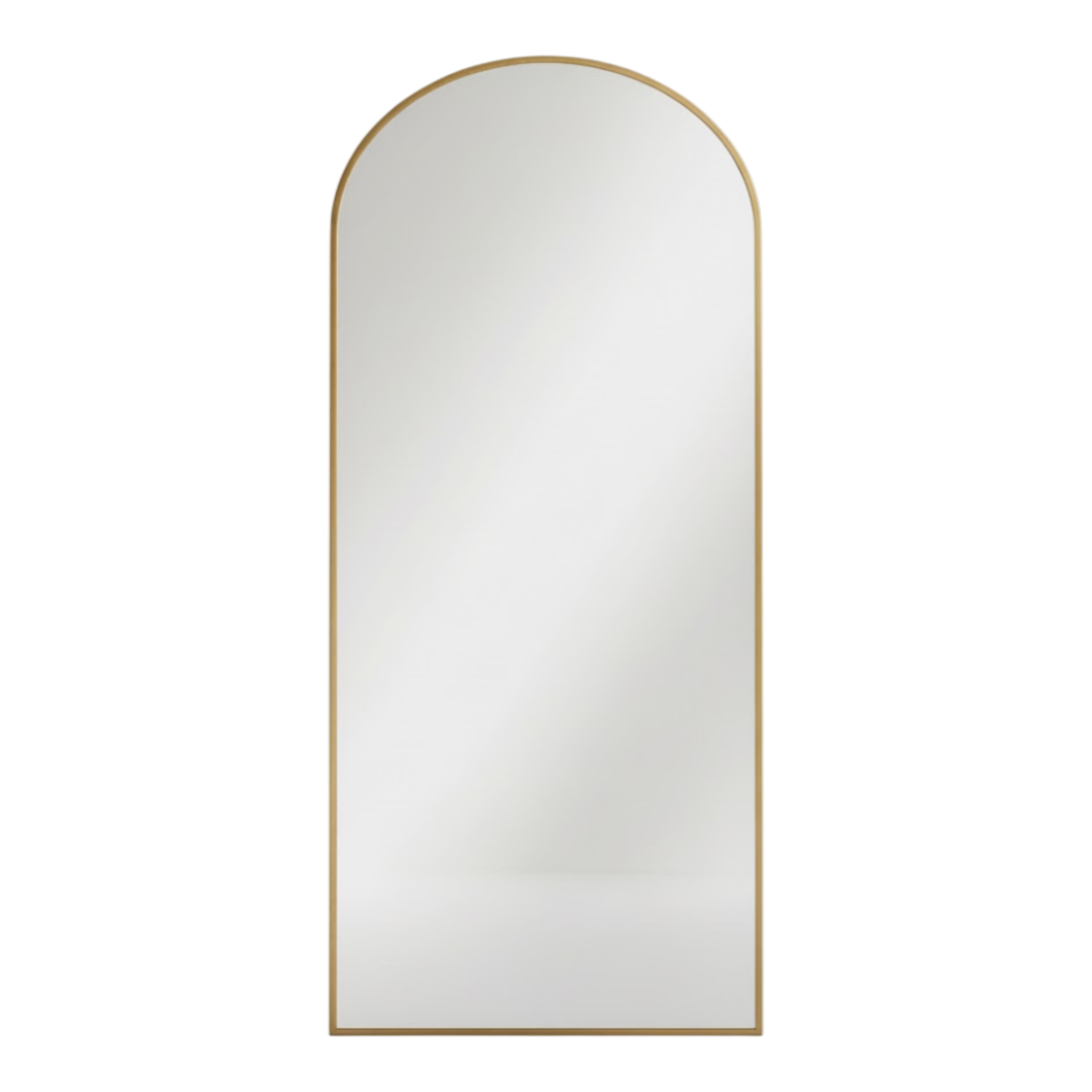 Large Arched Gold Mirror